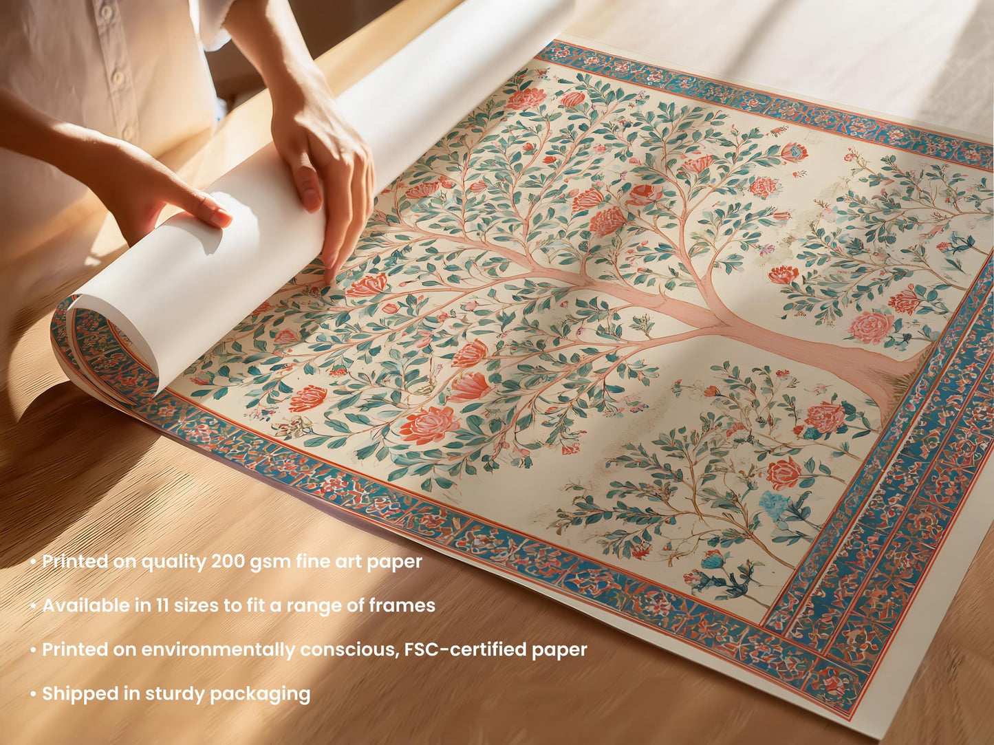 Mughal Tree of Life Print