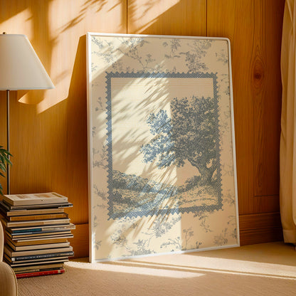 Oak Tree Stamp Print