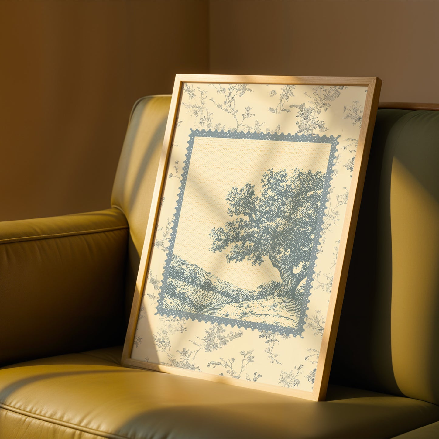 Oak Tree Stamp Print