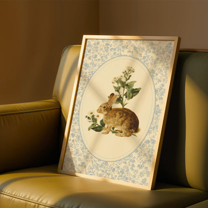 Woodland Bunny Print