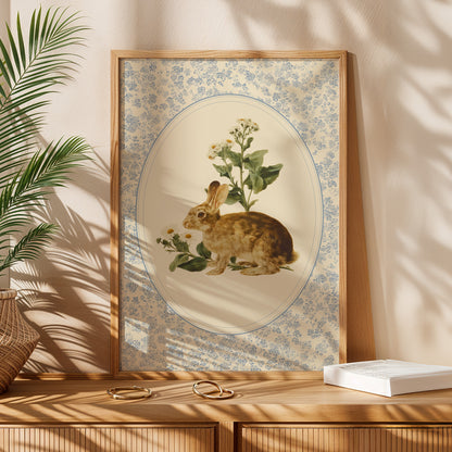 Woodland Bunny Print