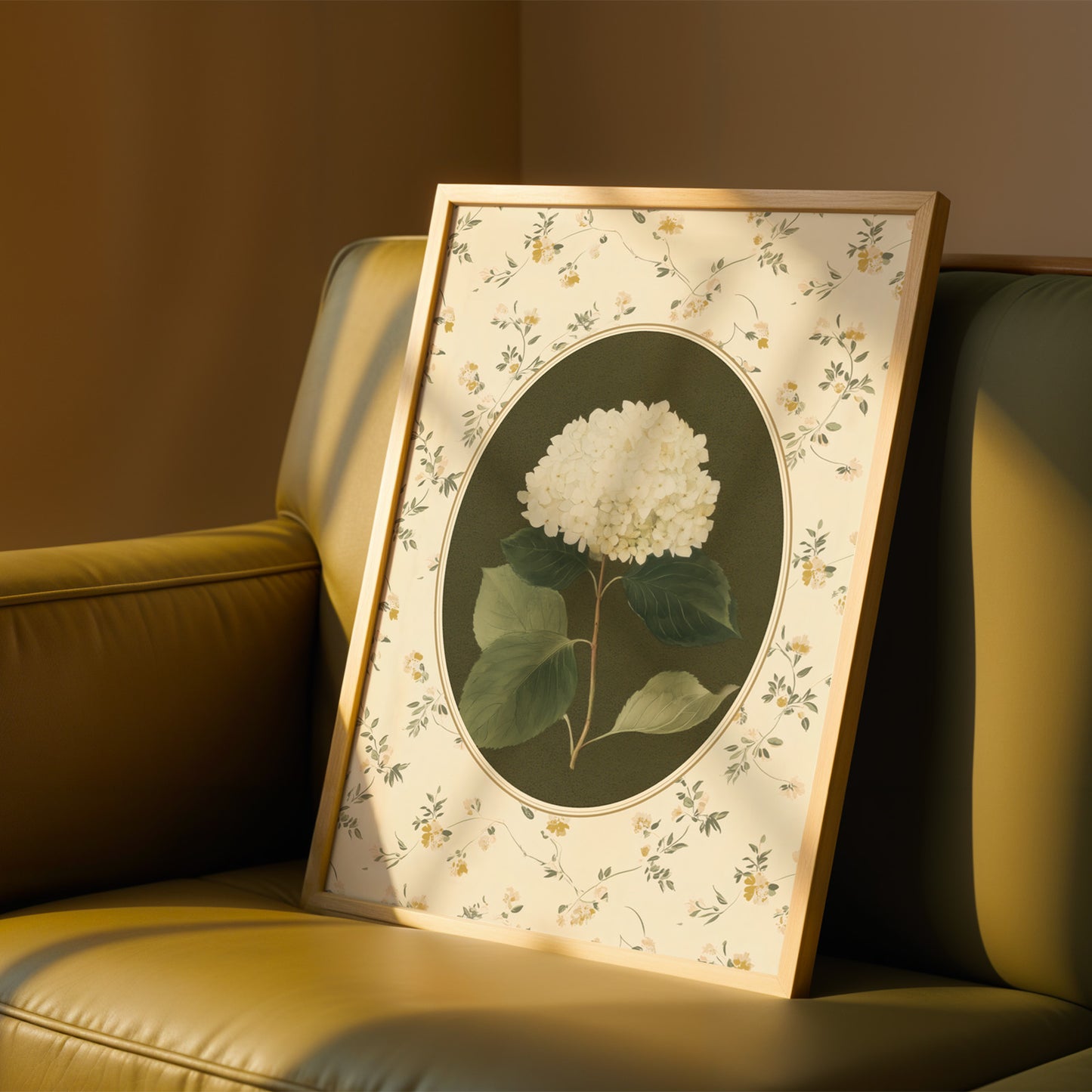 Camellia Vintage Flower Print