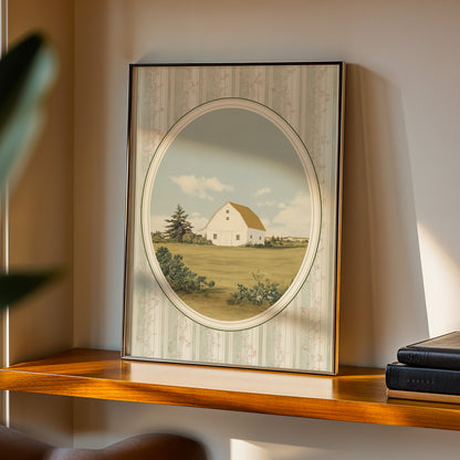 Farmhouse Vintage Barn Print
