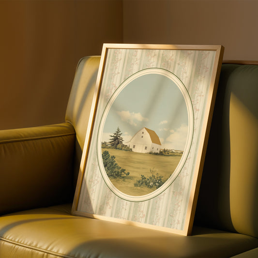 Farmhouse Vintage Barn Print