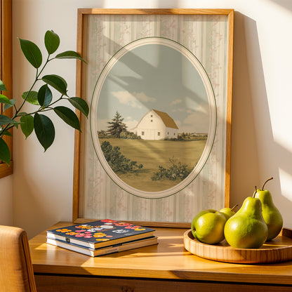 Farmhouse Vintage Barn Print