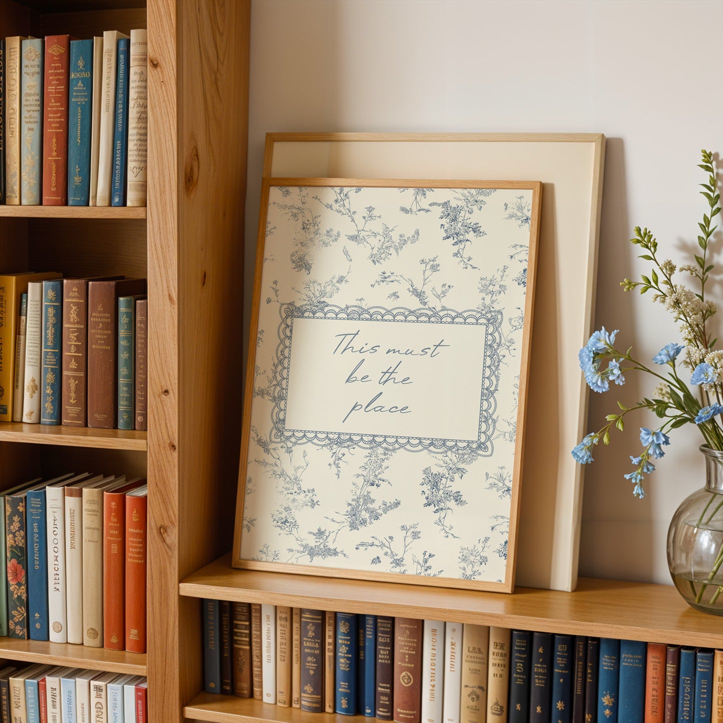 "This Must Be the Place" Quote Print