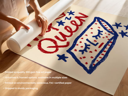 Nap Queen Print