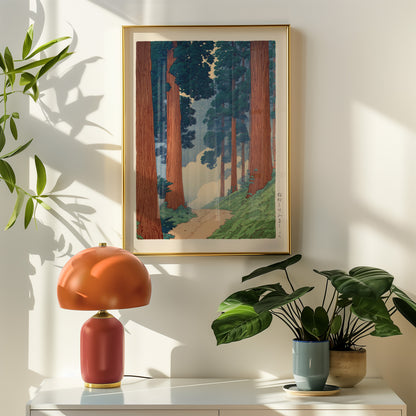 Japanese Cedar Forest Print