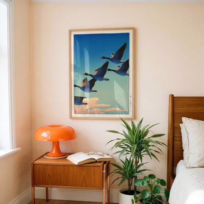 Japanese Flying Geese Print