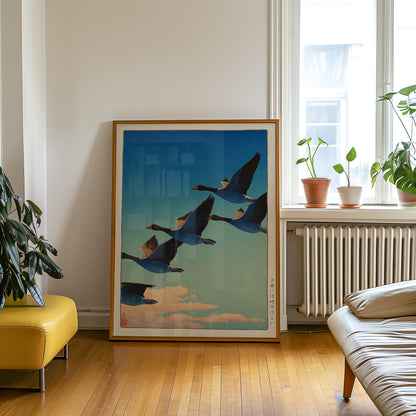 Japanese Flying Geese Print