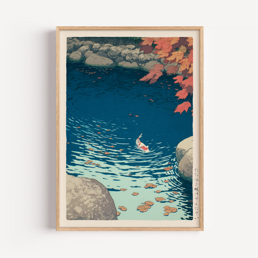 Japanese Koi Fish Print