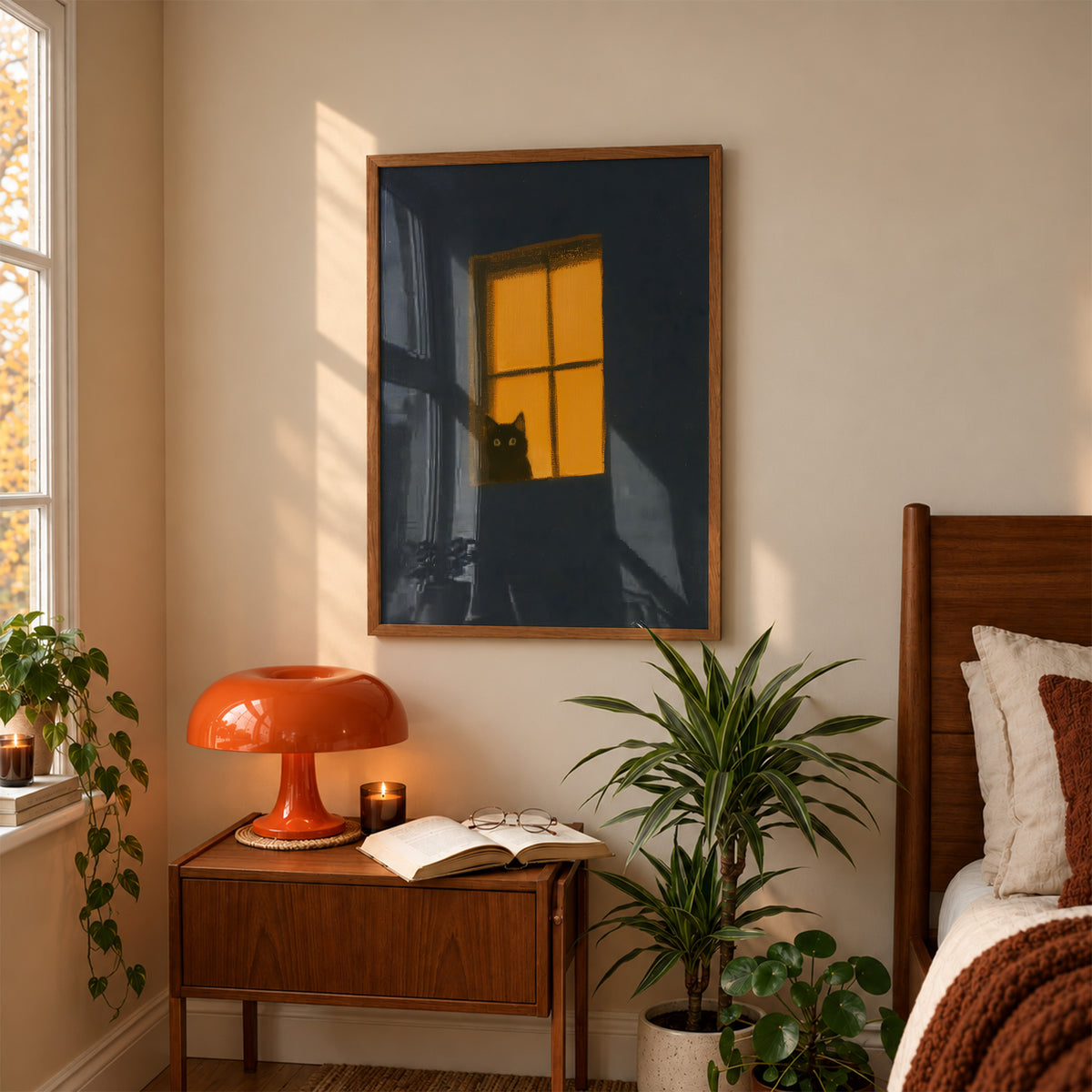 Navy Window Cat Print Living Room 11 (autumnal).jpg