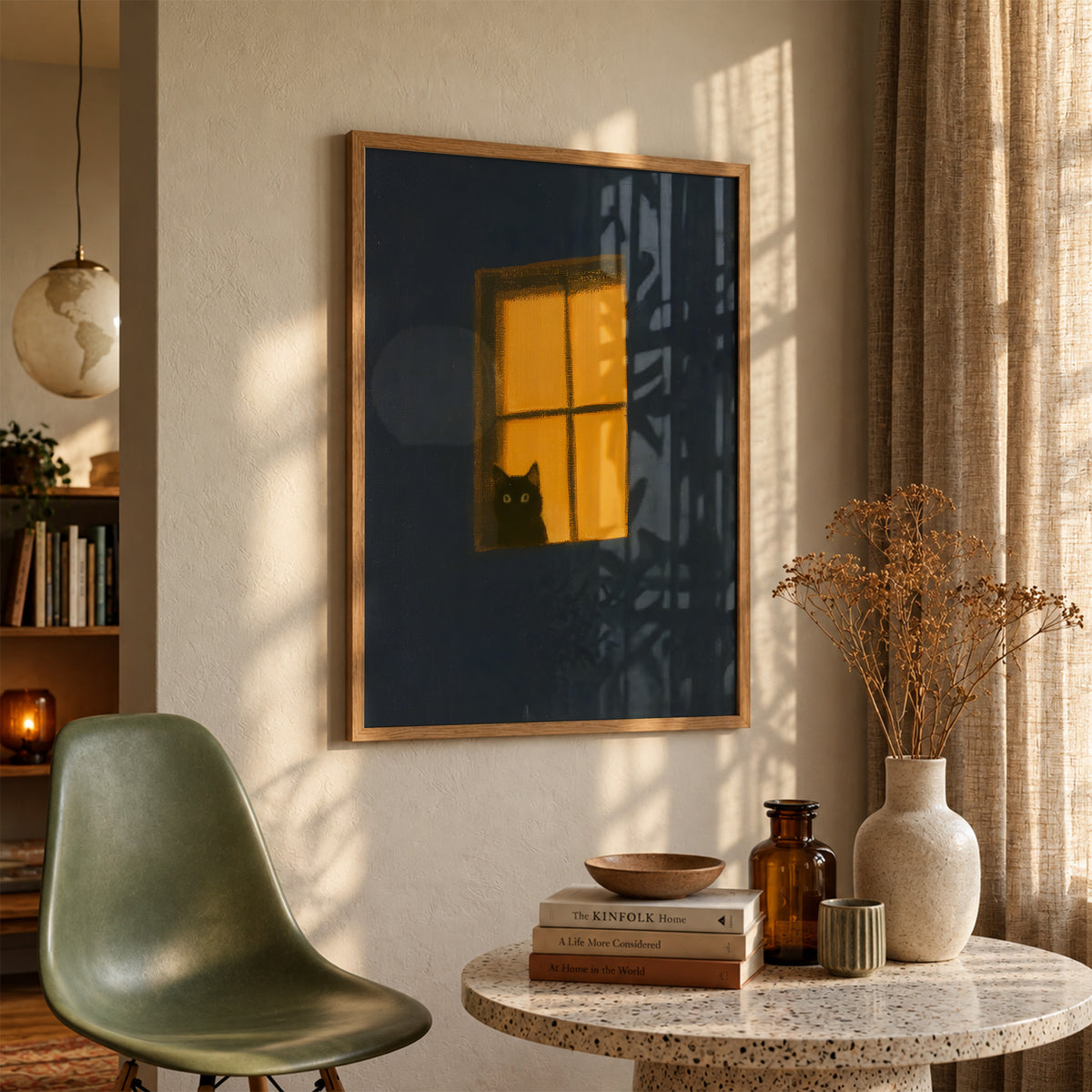 Navy Window Cat Print Living Room 19 (autumnal).jpg