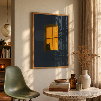 Navy Window Cat Print Living Room 19 (autumnal).jpg