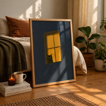Navy Window Cat Print Living Room 23 (autumnal).jpg