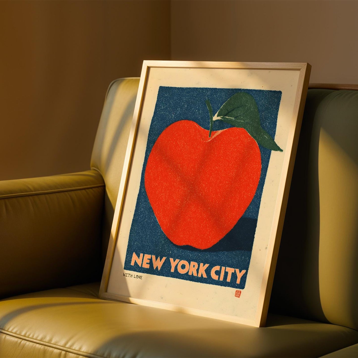 New York City Apple Print