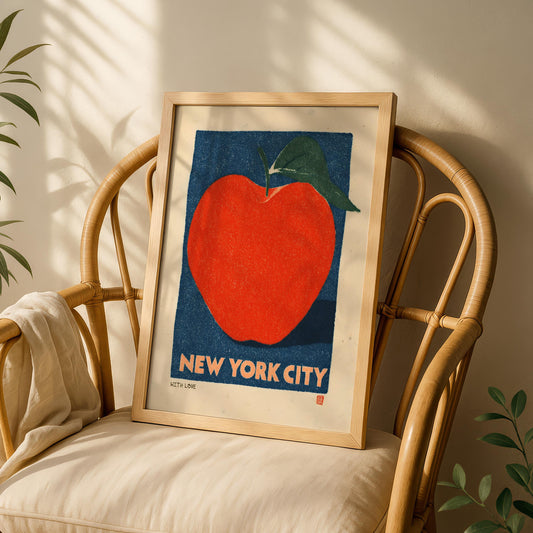 New York City Apple Print