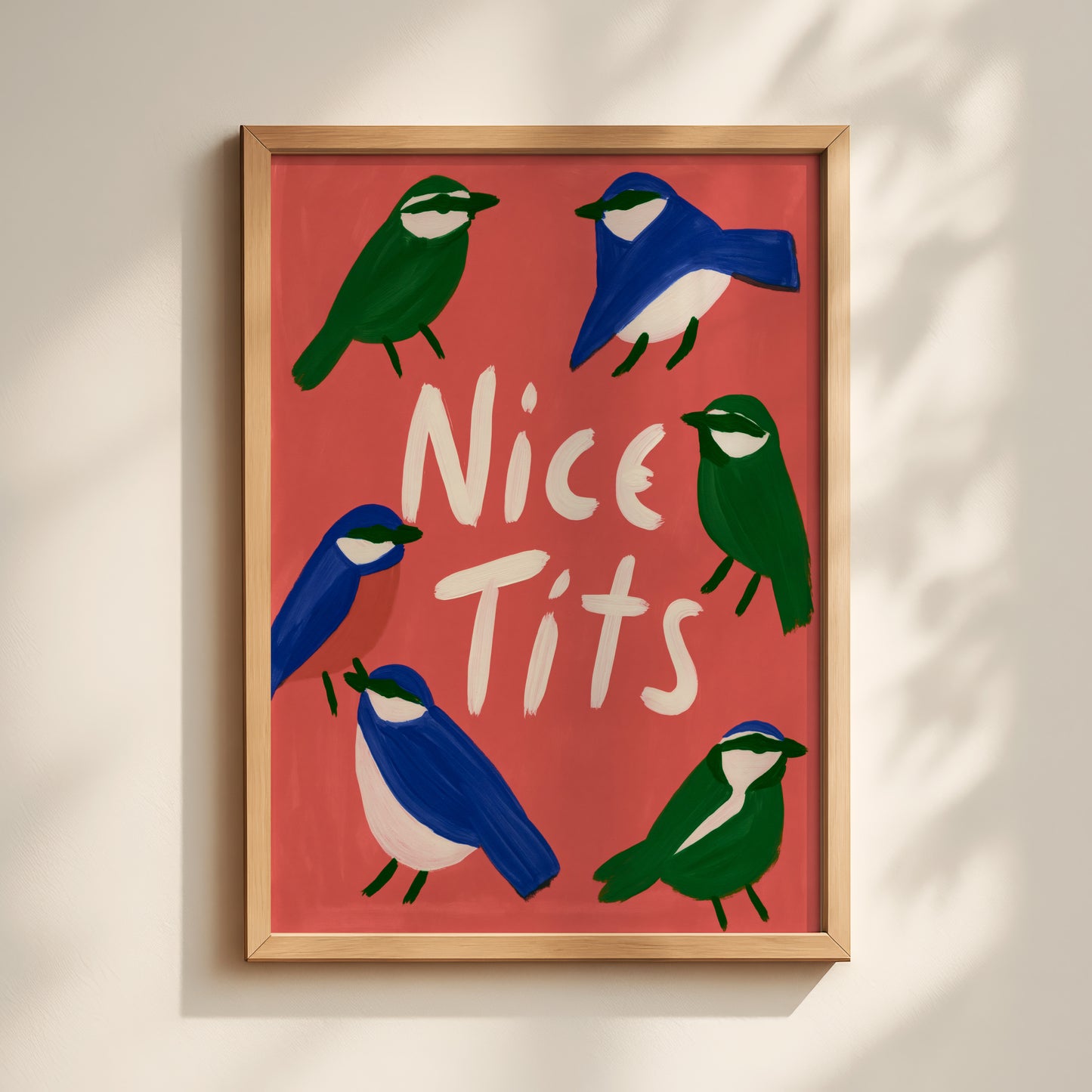 Nice Tits Bird Print