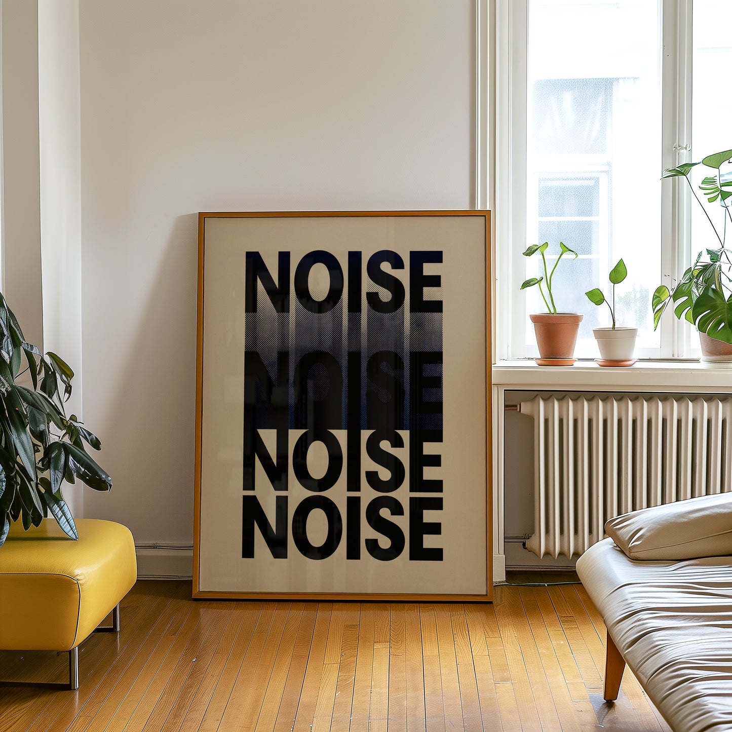 Noise Abstract Print