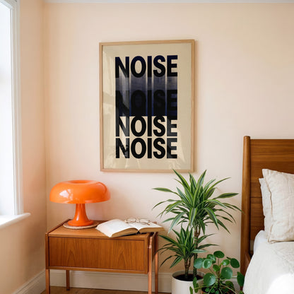 Noise Abstract Print