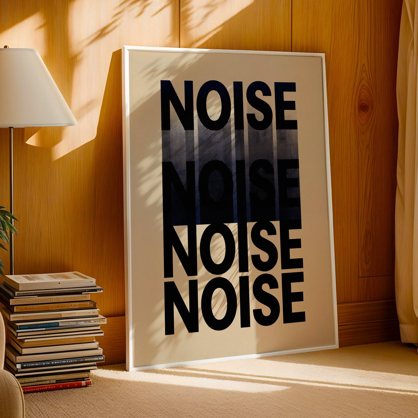 Noise Abstract Print