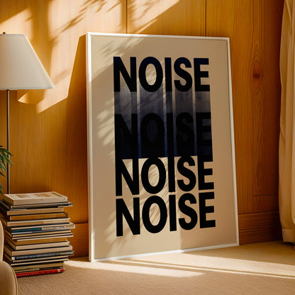 Noise Abstract Print