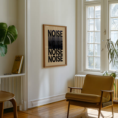 Noise Abstract Print