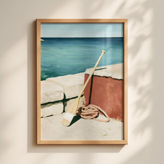 Oar And Rope Print