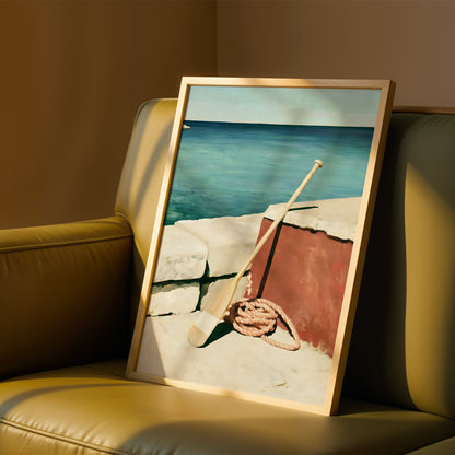 Oar And Rope Print