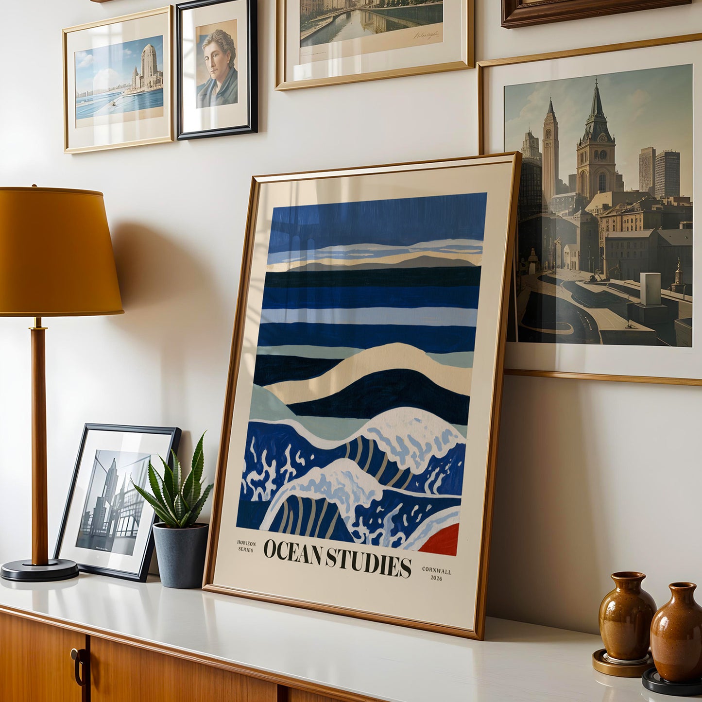 Ocean Studies Wave Print — Cornwall