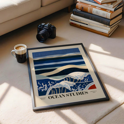 Ocean Studies Wave Print — Cornwall
