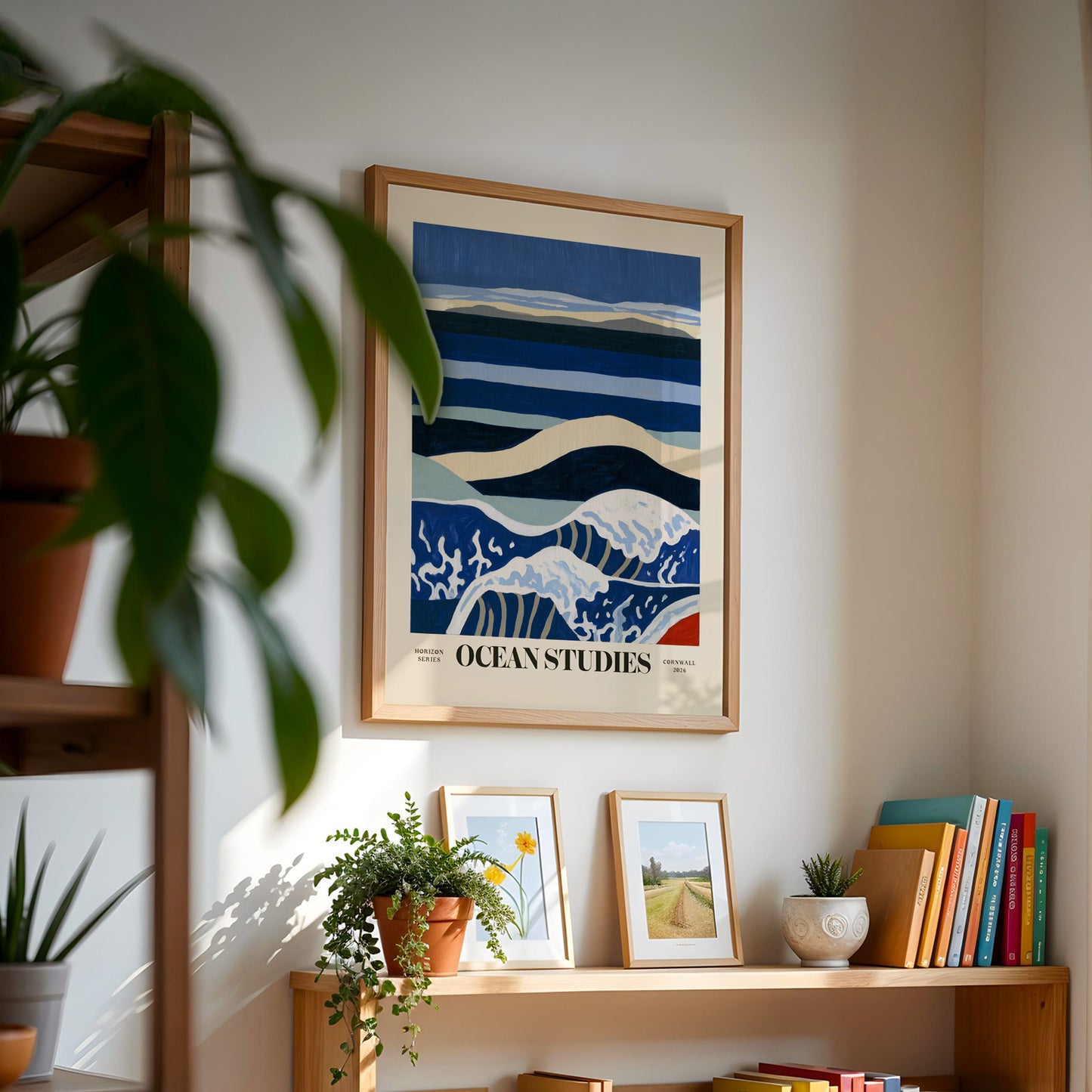 Ocean Studies Wave Print — Cornwall
