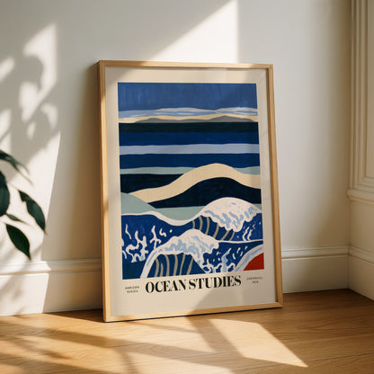 Ocean Studies Wave Print — Cornwall