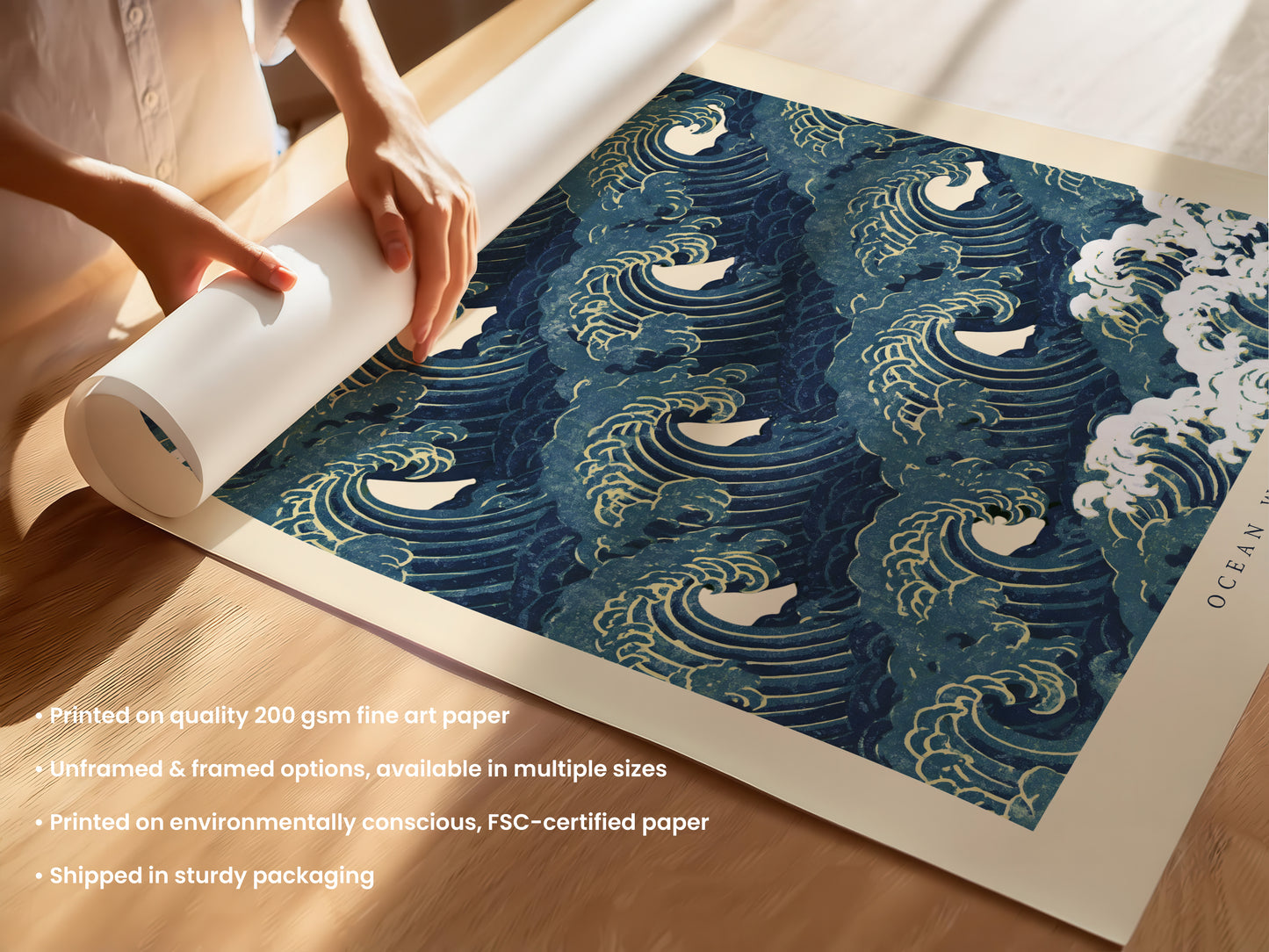 Ocean Waves Print