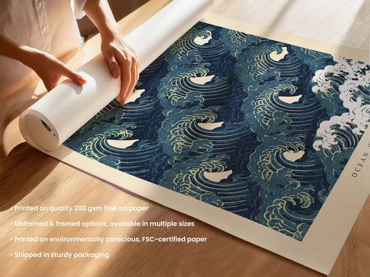 Ocean Waves Print