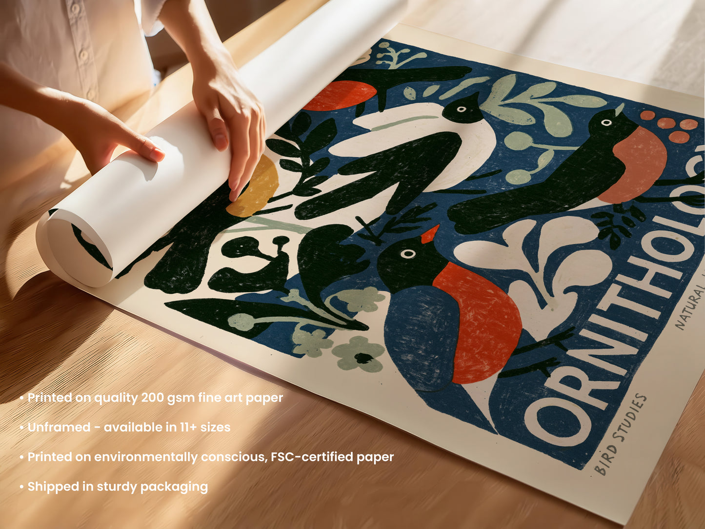 Ornithology Bird Print — Natural History