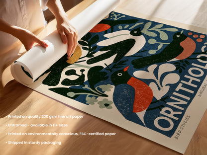 Ornithology Bird Print — Natural History