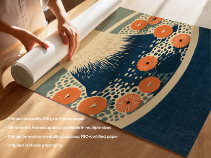 Otter Bath Print