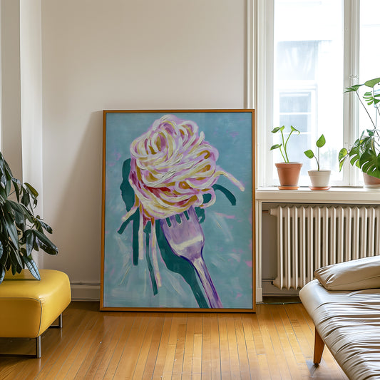 Pasta Fork Print