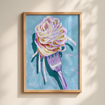 Pasta Fork Print