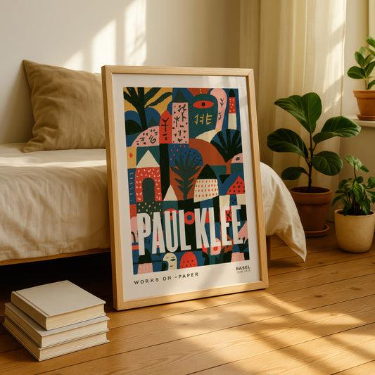 Paul Klee Exhibition Print — Basel, Works on Paper