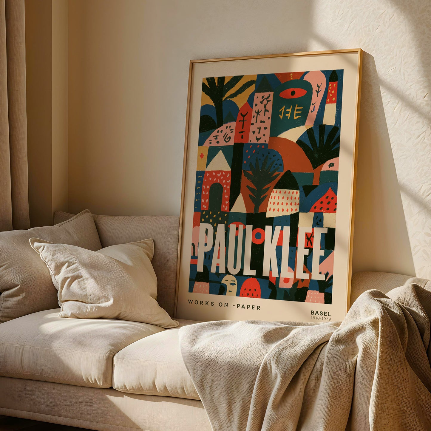 Paul Klee Exhibition Print — Basel, Works on Paper