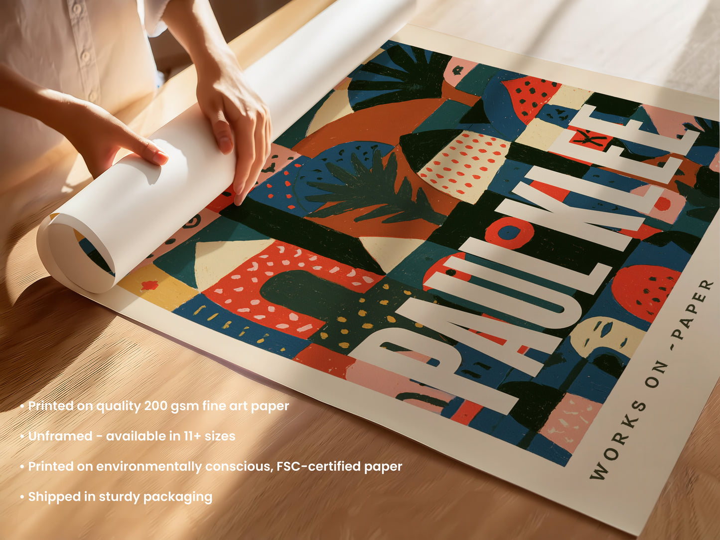Paul Klee Exhibition Print — Basel, Works on Paper