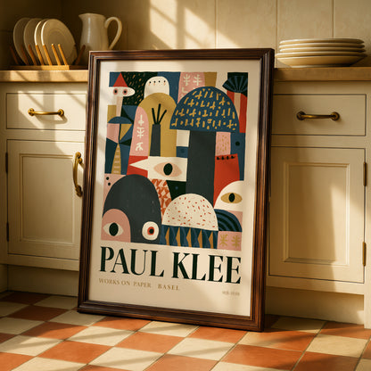 Paul Klee Exhibition Print — Biomorphic Forms