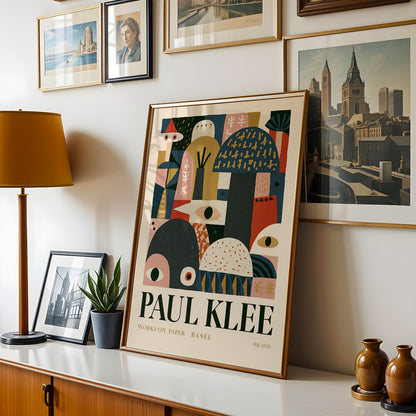 Paul Klee Exhibition Print — Biomorphic Forms