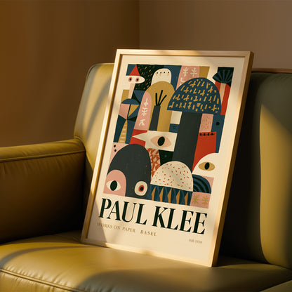 Paul Klee Exhibition Print — Biomorphic Forms