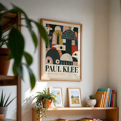 Paul Klee Exhibition Print — Biomorphic Forms