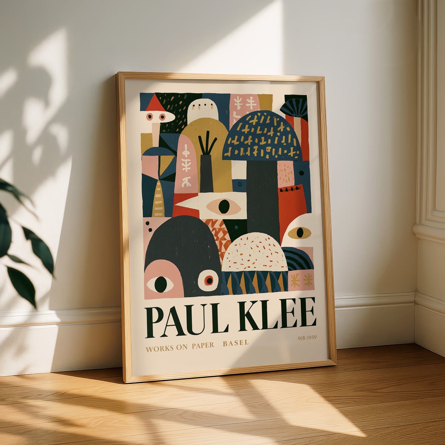 Paul Klee Exhibition Print — Biomorphic Forms