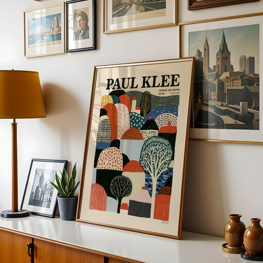 Paul Klee Exhibition Print — Village Landscape