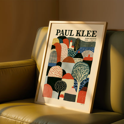 Paul Klee Exhibition Print — Village Landscape